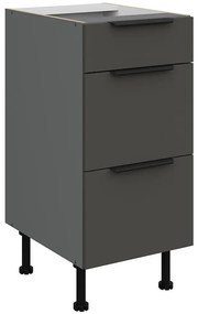 Kuchynská skrinka Aria-Gr/Ant Anti Fingerprint 40d 3s Bb