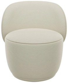 Béžové kreslo z textílie bouclé KUON – Blomus