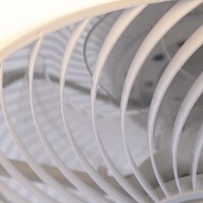 Dizajnový stropný ventilátor biela vrátane LED stmievateľných - Clima