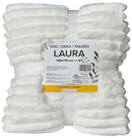Deka Laura 130x170 cm 1 biela
