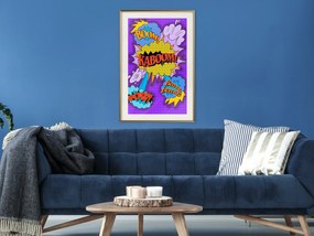 Artgeist Plagát - Kaboom! [Poster] Veľkosť: 20x30, Verzia: Čierny rám