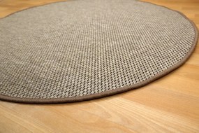 Vopi koberce Kusový koberec Nature svetle béžový okrúhly - 80x80 (priemer) kruh cm