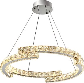 Toolight Toolight, LED stropné osvetlenie 60cm, 45W, 4000K, 2500lm, APP1770-CP, chrómová, OSW-04348