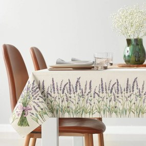 GOBELÍNOVÝ OBRUS LAVENDER 140X180 CM VZOROVANÝ