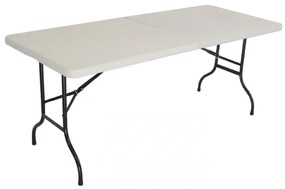 Skladací cateringový stôl 240 cm - biely