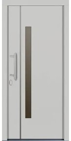 Vchodové dvere Silves drevené 110x210 cm L biele