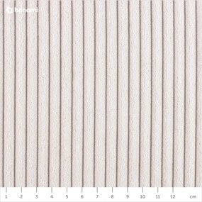 Béžová menčestrová rozkladacia pohovka 218 cm Tori - Bonami Selection