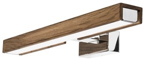 Brilagi-LED Kúpeľňové osvetlenie zrkadla WOODY MIRROR LED/8W/230V IP44 dub/chróm