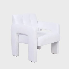 Kreslo PELLE biele 737763