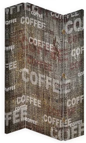 Gario Paraván Káva Rozmery: 145 x 170 cm, Prevedenie: Otočný paraván 360°
