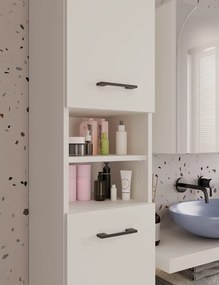 Vysoká koupelnová skříňka Marbela kašmírová