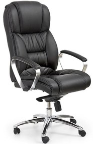 Kancelárske kreslo Foster čierna Koža
