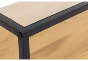 Televízny stolík ZEIN dub/čierna