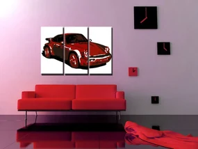 Ručne maľovaný POP Art obraz PORSCHE 911 | rôzne rozmery
