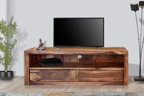 furniture-nabytek.cz - TV stolík drevený z masívu palisander 120x50x45