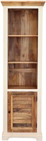furniture-nabytek.cz - Knižnica do obývacej izby 60x190x45 z masívu mango