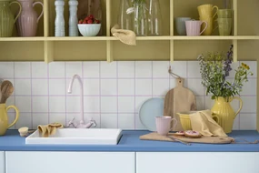 Žltý keramický tanier MYNTE LEMONADE 19,5 cm