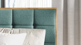 Boxspringová posteľ ALOIS 1 - 180x200, šedá + topper ZDARMA