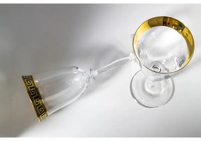 BOHEMIA ANGELA VERSO GOLD POHÁR NA VÍNO 350 ML SADA 6 KS