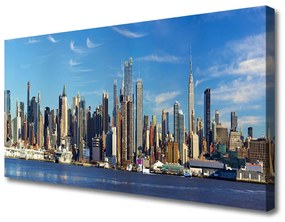 Obraz Canvas Mesto mrakodrapy domy 120x60 cm