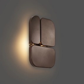 Dizajnové nástenné svietidlo bronzové 3-svetlá - Planes