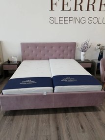 Materasso Čalúnená posteľ Alesia + kreslo + nočné stolíky dopredaj, 180 x 200 cm