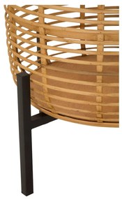 Súprava 2 ratanových stojanov na kvetináč Mauro Ferretti, výška 47 cm