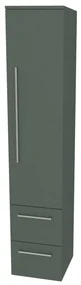 Mereo, Mereo Bino, kúpeľňová skrinka vysoká 163 cm, pravá, Multidecor, Zelená Verde, MER-CN698ZEV1