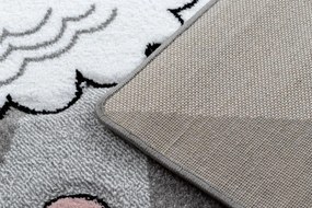 Koberec PETIT UNICORN JEDNOROŽEC sivý
