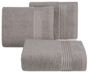 BAVLNENÝ UTERÁK LILA 30X50 CM SIVÁ