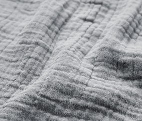 Poťahy na vankúše so vzorom mušlí, 2 ks, sivé, cca 80 x 40 cm