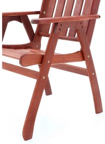 Záhradná stolová zostava Galio - 6 miest, hnedá