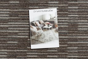 Okrúhly koberec LIBRA hnedý 962