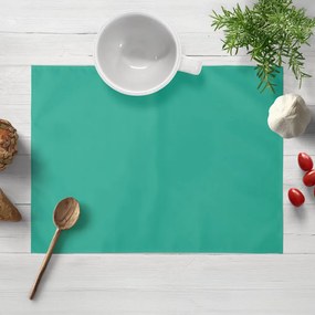 Biante Dekoračné prestieranie na stôl Rongo RG-091 Tyrkysovo zelené 30x40 cm