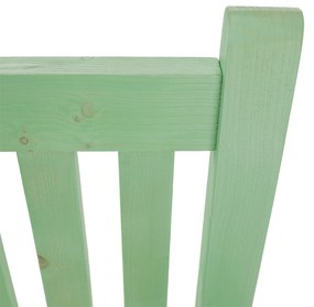 Kondela Drevená záhradná lavička, neo mint, 150 cm, KOLNA