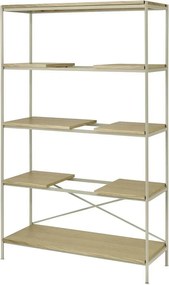 Regál v dekore duba v prírodnej farbe 105x170x40 cm Sukoya – Blomus