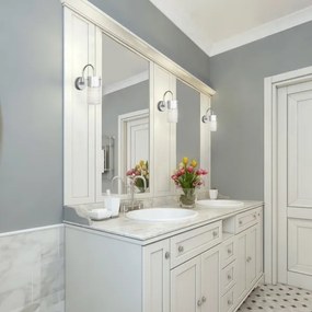 Rabalux 2194 - Kúpeľňové nástenné svietidlo NIAGARA 1xE14/40W/230V IP44 chróm