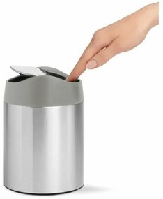 Simplehuman Odpadový kôš na stôl MINI 1,5 l, nerez