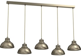 Luster na lanku SVEN 5xE27/15W/230V mosadz