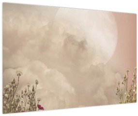 Obraz - Ružový spln (90x60 cm)