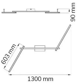 Wofi 9163.03.01.0000 - LED Prisadený luster CLAY 3xLED/10W/230V