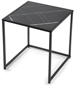 Noela Sada odkladacích stolíkov v dekore čierneho mramoru DUETTA 38,35