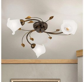 Orion DL 7-788/3 - Prisadený luster SISI 3xE14/40W/230V pr. 60 cm bronz/patina