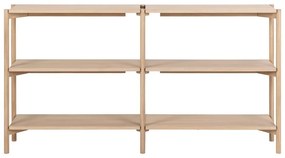 Knižnica v dekore duba v prírodnej farbe 169x88x30 cm Braidwood – Actona