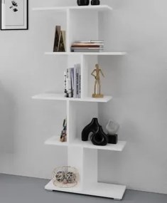 Členitý regál Fox, biely%