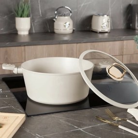 BerlingerHaus Kastról s titánovým povrchom a pokrievkou Sahara 28 cm, 28 cm