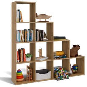 Regál Respeto 4 (dub artisan). Akcia -19%. Vlastná spoľahlivá doprava až k Vám domov. 1132887