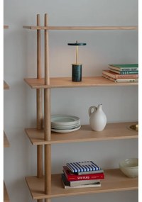 Zelená mramorová LED stolová lampa so stmievačom s kovovým tienidlom (výška 25,5 cm) Asteria Move Mini – UMAGE