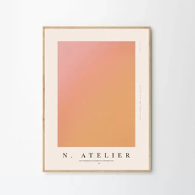 Poster & Frame Plagát Warm Gradient 002 by N.Atelier 30x40 cm