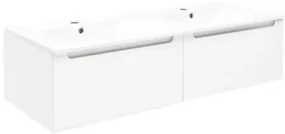 Kúpeľňová zostava 2x zásuvka 60cm + dvojumývadlo 120 cm